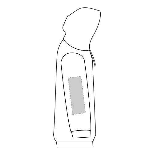 ④：ZIPパーカー右袖