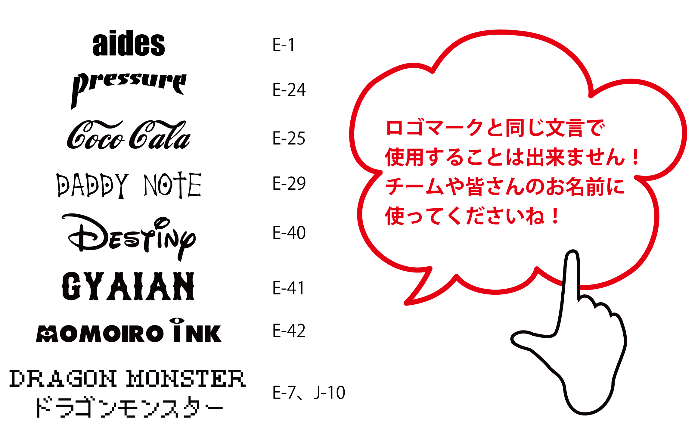 書体パロディ