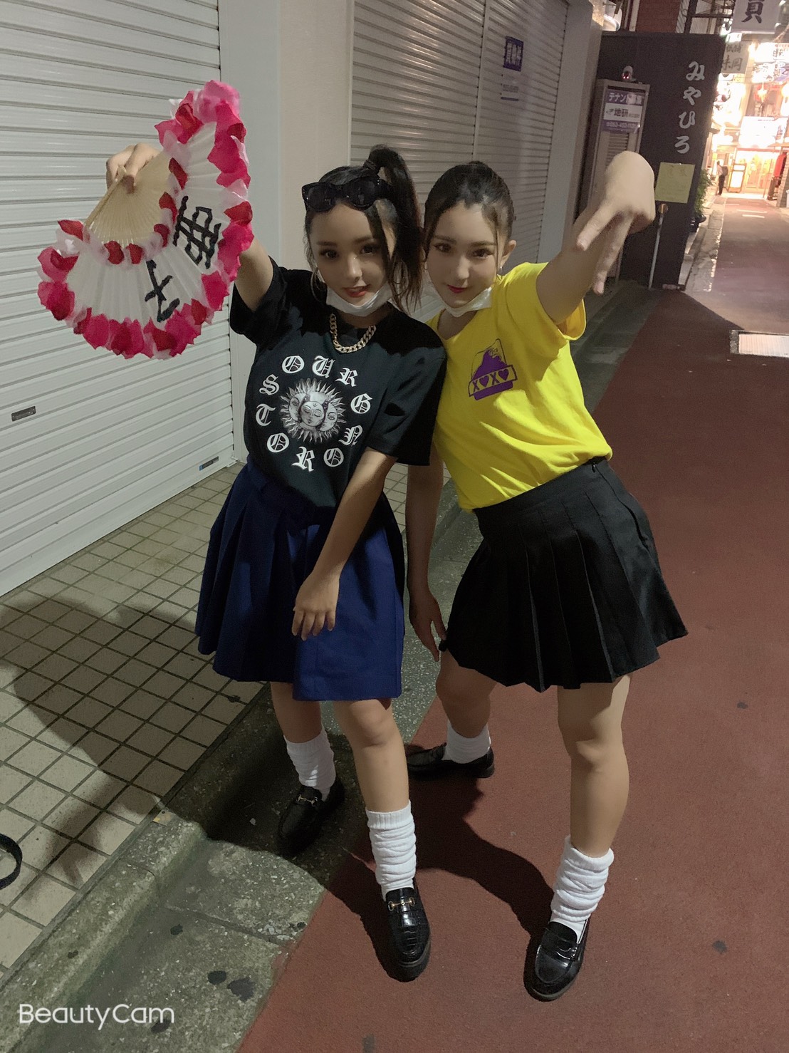 クラスTシャツ着こなし