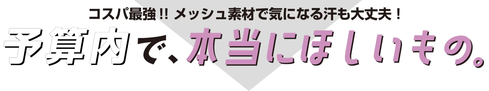 爽やかドライ予算内