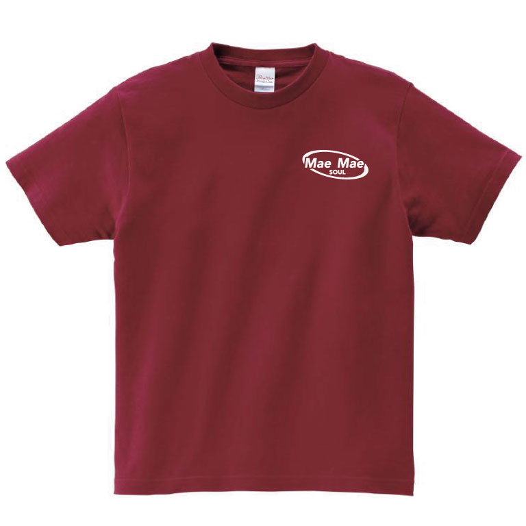 韓国風ワンポイントロゴのクラスTシャツ