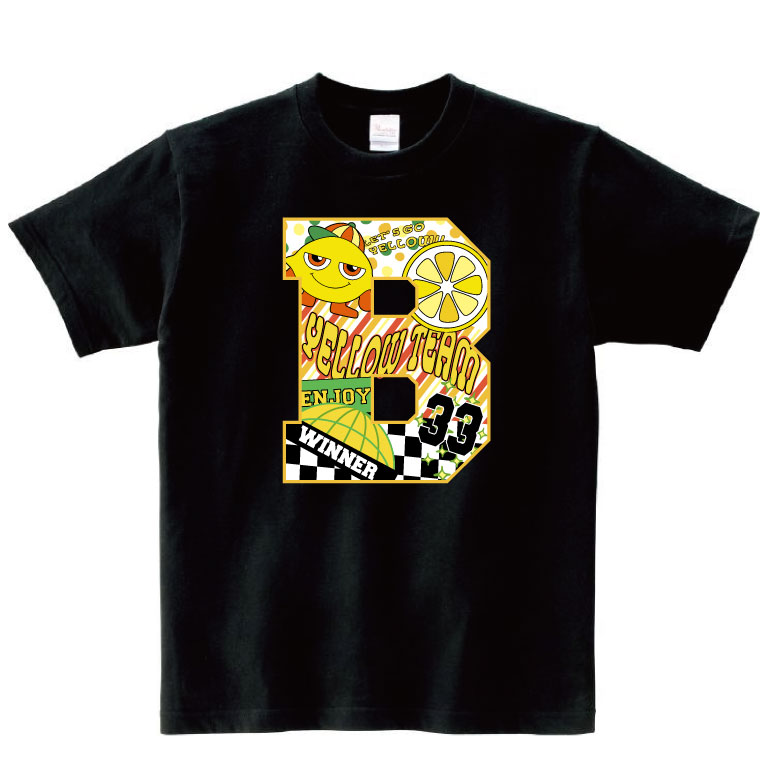 アメリカンレモンの黒Tシャツ