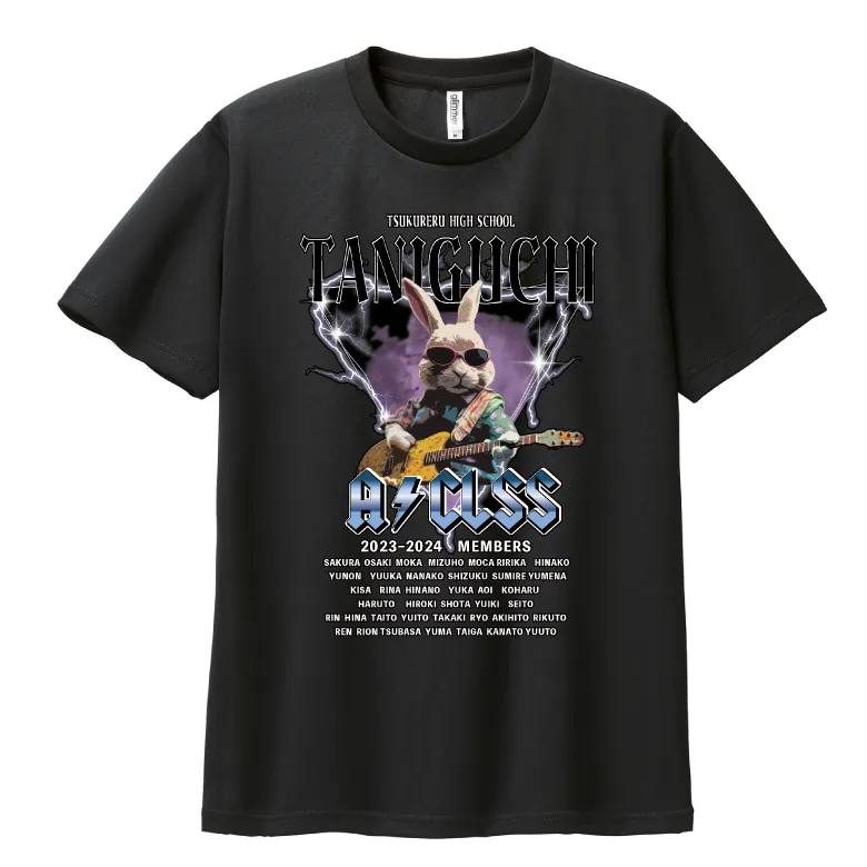 ウサギロックTシャツ