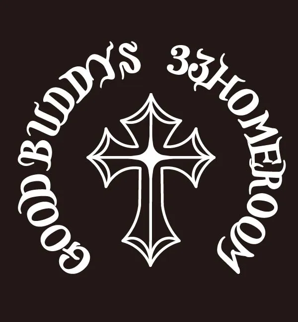 D-598 クロスと文字のオシャレデザイン