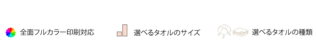 タオル特徴3ポイント
