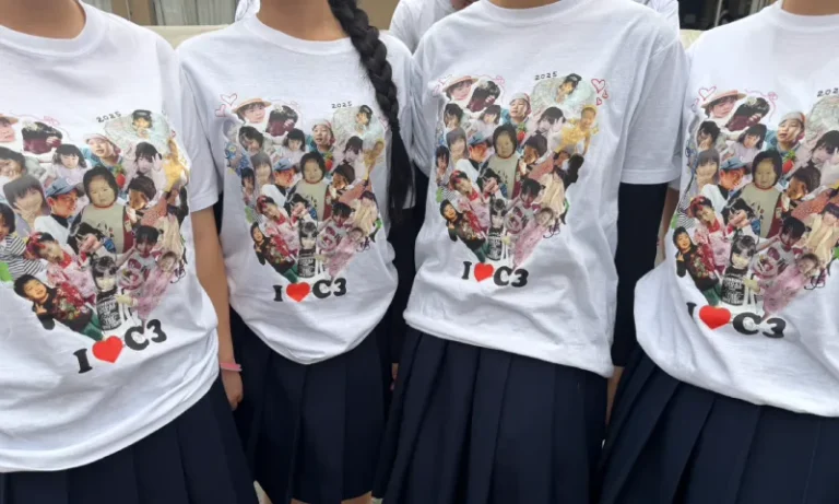 大分県O高等学校3年生さま クラスTシャツ制作事例（イベントTシャツ）