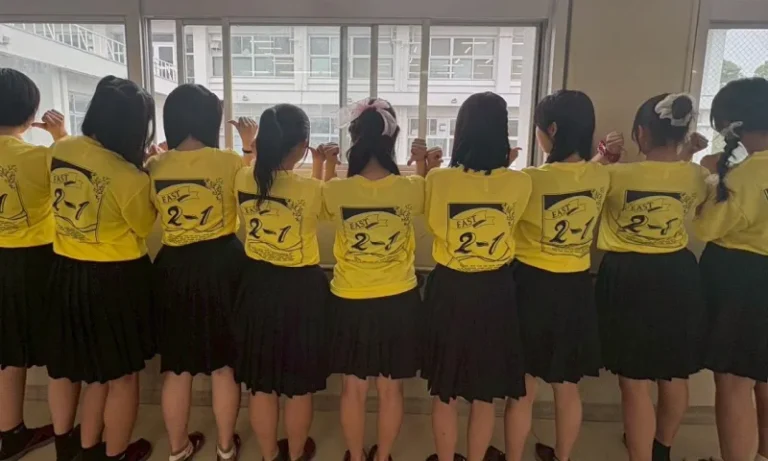 兵庫県H高等学校2年1組さま クラスTシャツ制作事例（スーパードライTシャツ）