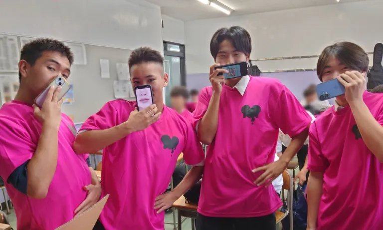 神奈川県K高等学校1年1組さま クラスTシャツ制作事例（スーパードライTシャツ）
