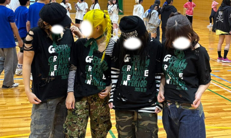 愛知県N専門学校さま クラスTシャツ制作事例